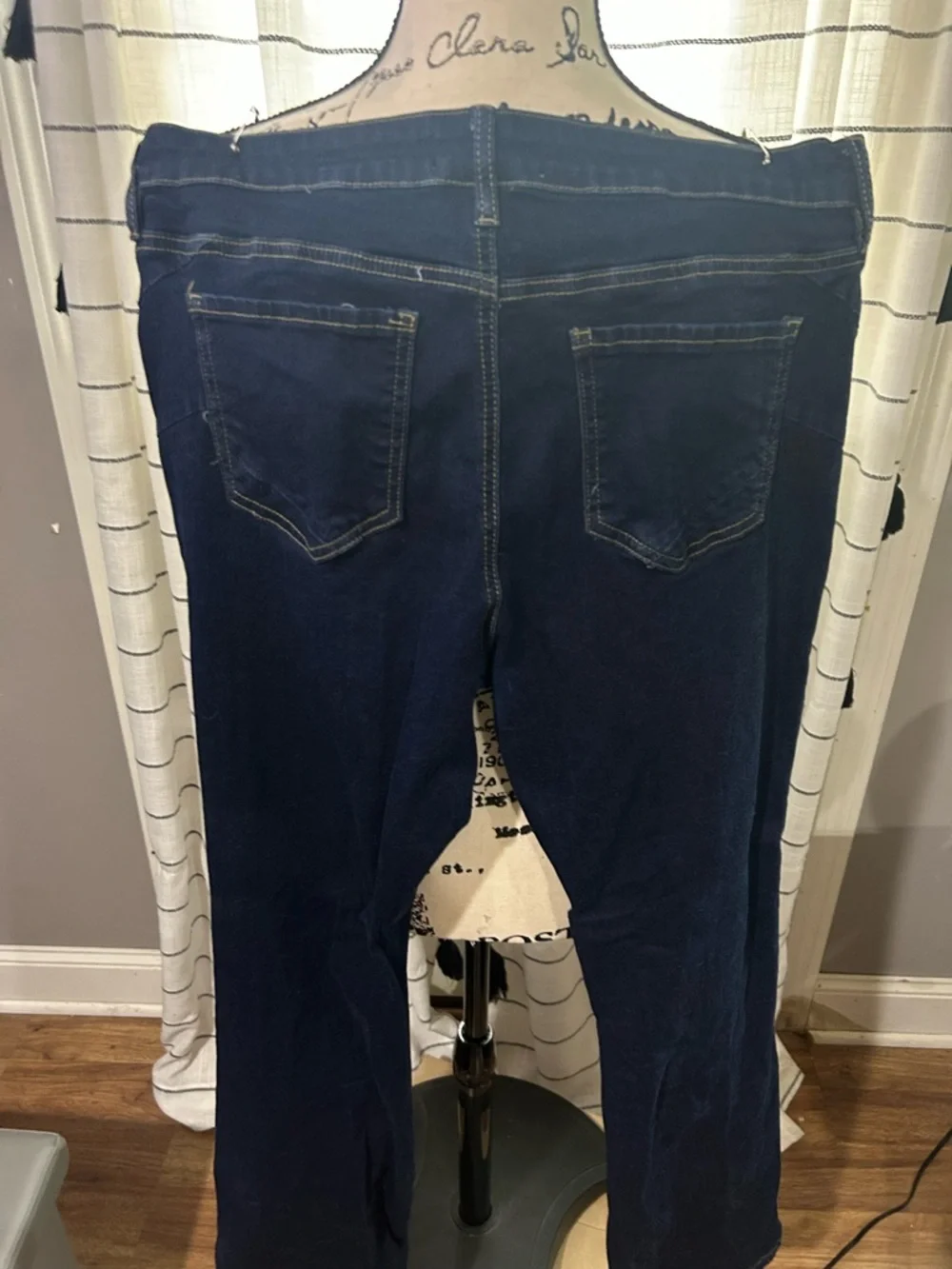 Dark Navy Bootcut Jeans Size 17
